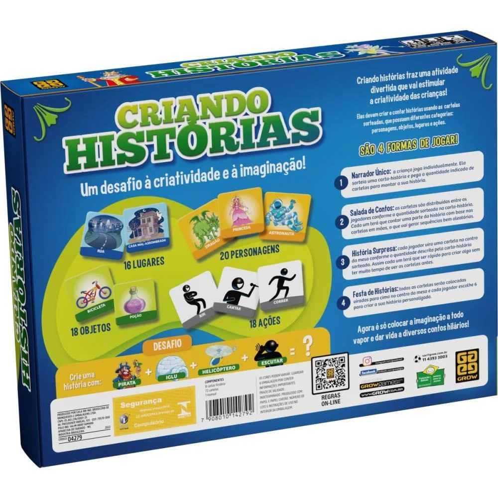 Jogo Diverso Criando Historias Grow - imagem 5