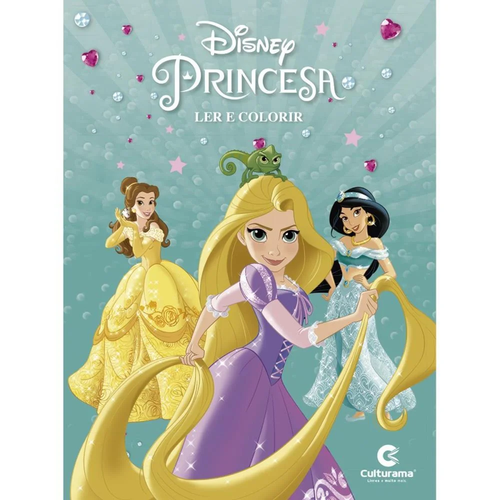 Livro Infantil Colorir Ler E Colorir Disney 8P 20X27 Culturama (Pct.c/12) - imagem 7