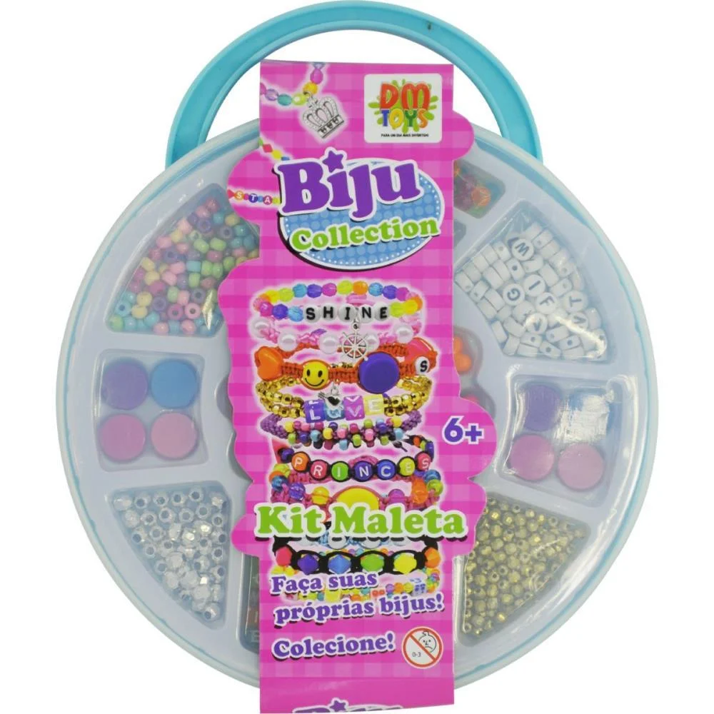 Bijuteria E Micanga Kit Maleta Biju Collection (S) Dm Toys (Kit) - imagem 6