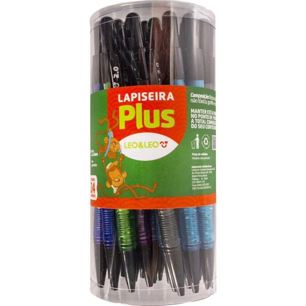 Lapiseira 2.0Mm Leo E Leo Plus 6Cores Sort. Leonora (Pote-24) - imagem 3