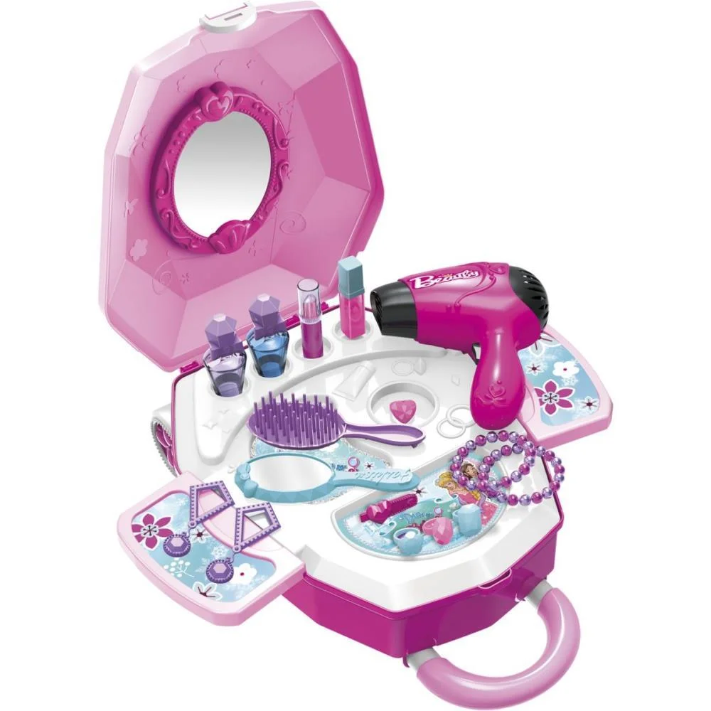 Brincando De Profissoes Maleta Dia Da Beleza 2Em1 (S) Dm Toys - imagem 4
