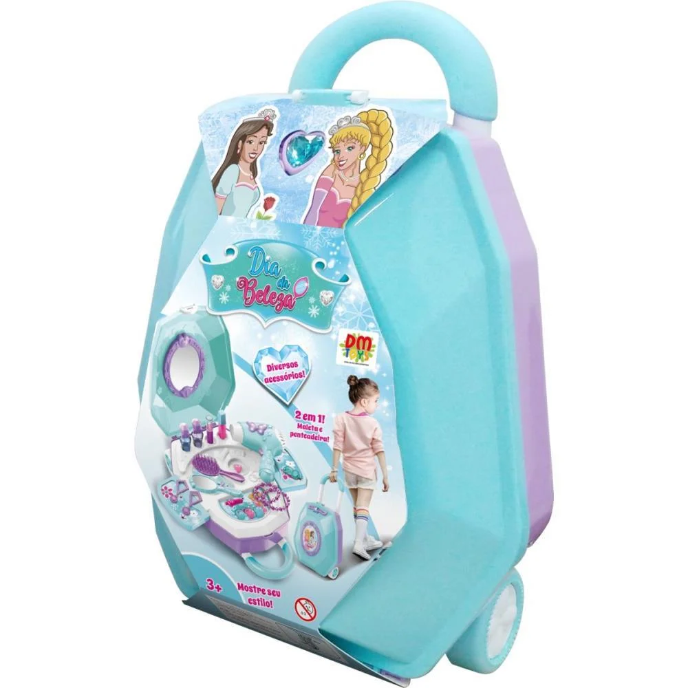 Brincando De Profissoes Maleta Dia Da Beleza 2Em1 (S) Dm Toys - imagem 7