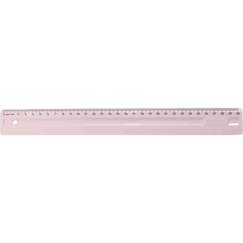 Regua De Poliestireno Serena 30Cm. Rosa Pastel Dello C/ 24 Unidades - imagem 2