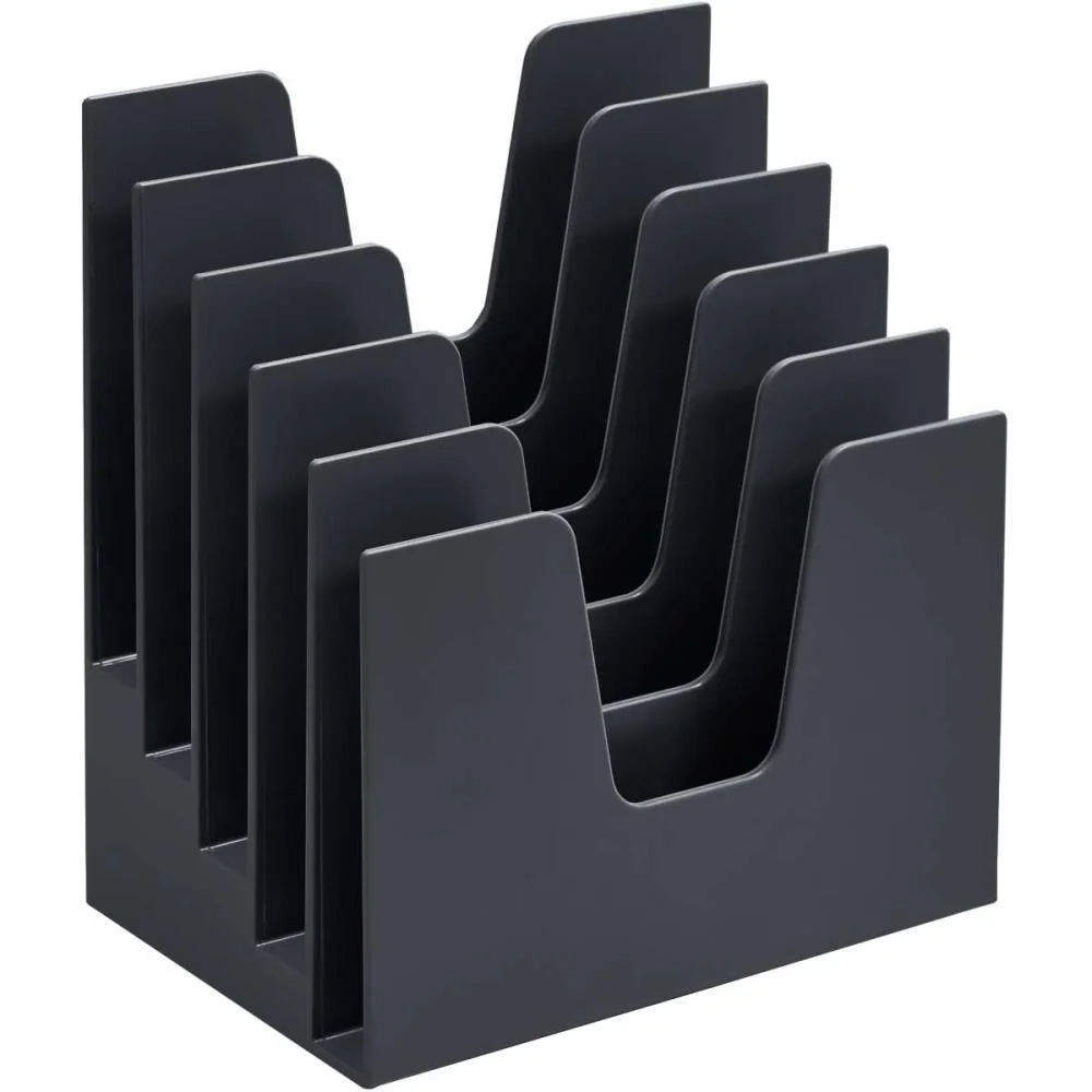 Organizador De Escritorio Classificador De Papeis Preto Acrimet - imagem 2
