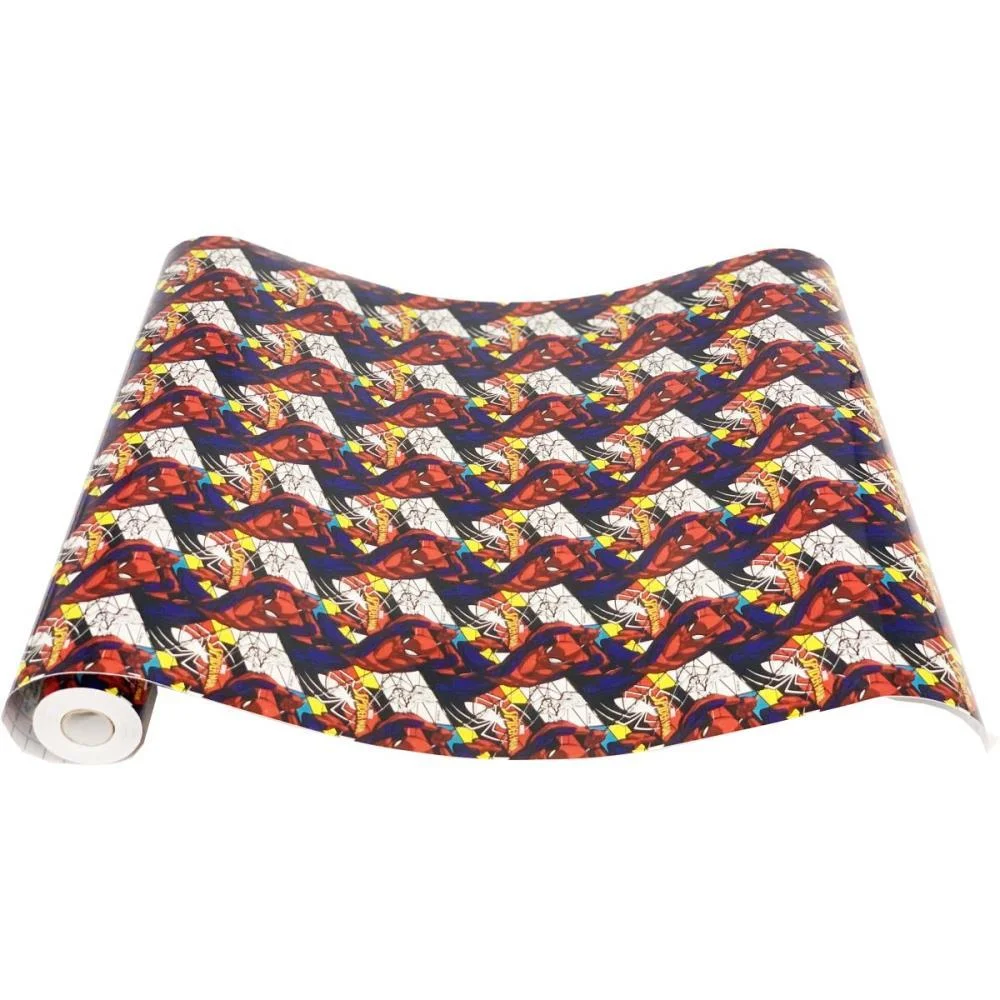 Plastico Adesivo 45Cmx10M Spider-Man Pvc V.m.p. (Rolo) - imagem 3