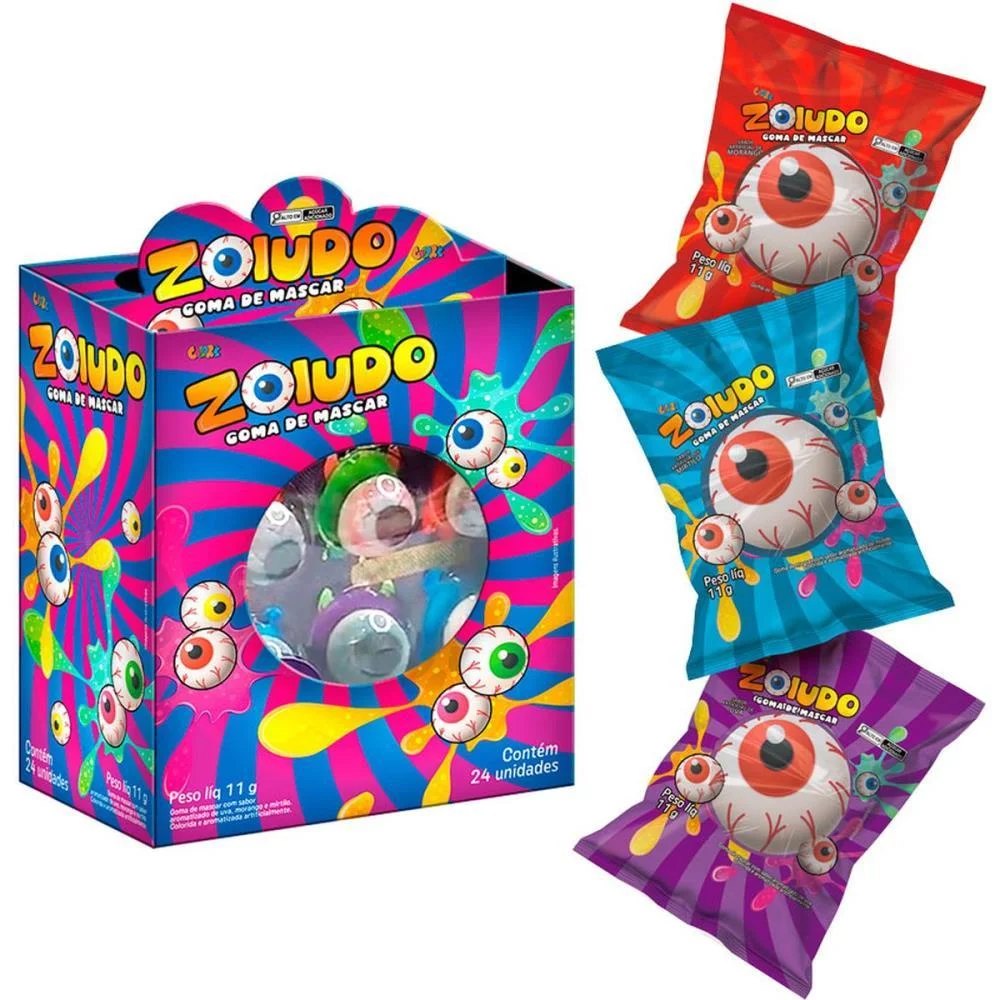 Doce Zoiudo Goma De Mascar (S) Colore C/ 24 Unidades - imagem 2