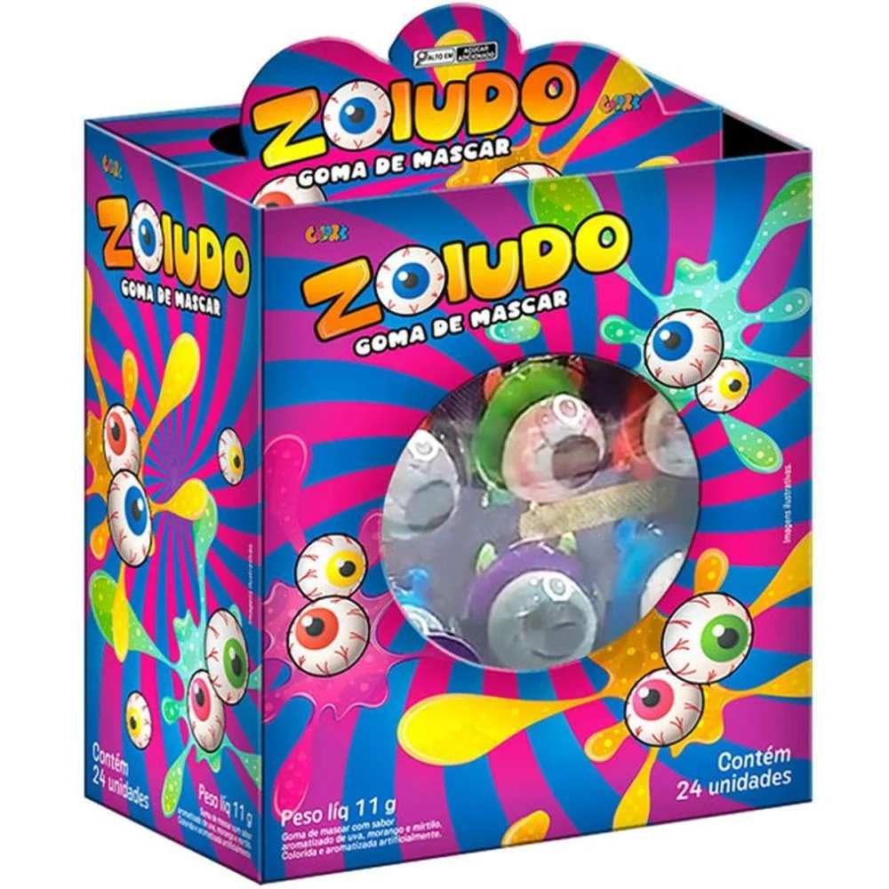 Doce Zoiudo Goma De Mascar (S) Colore C/ 24 Unidades - imagem 4