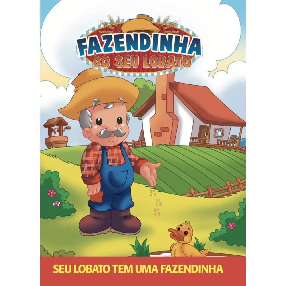 Livro Infantil Ilustrado Fazendinha Seu Lobato Bicho Esperto (Pct.c/08) - imagem 7