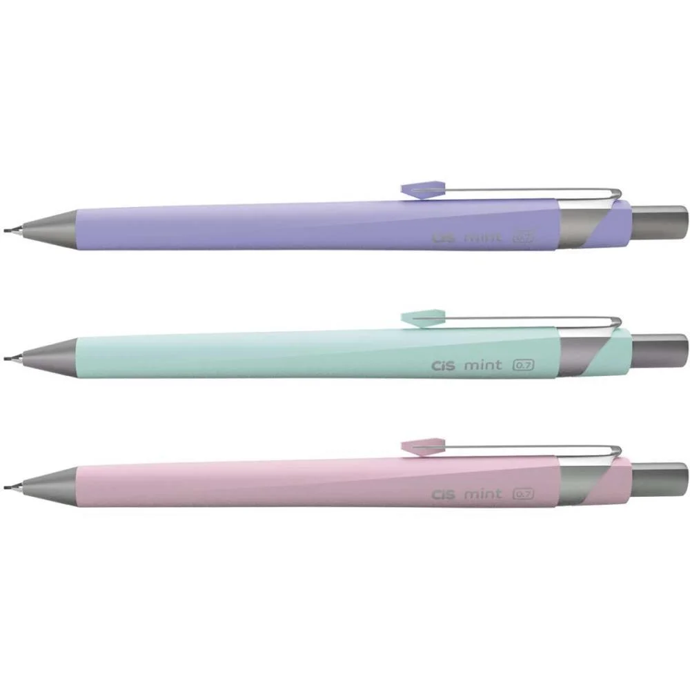 Lapiseira 0.7Mm Cis Mint 6Cores Tons Pastel Sertic C/ 12 Unidades - imagem 4