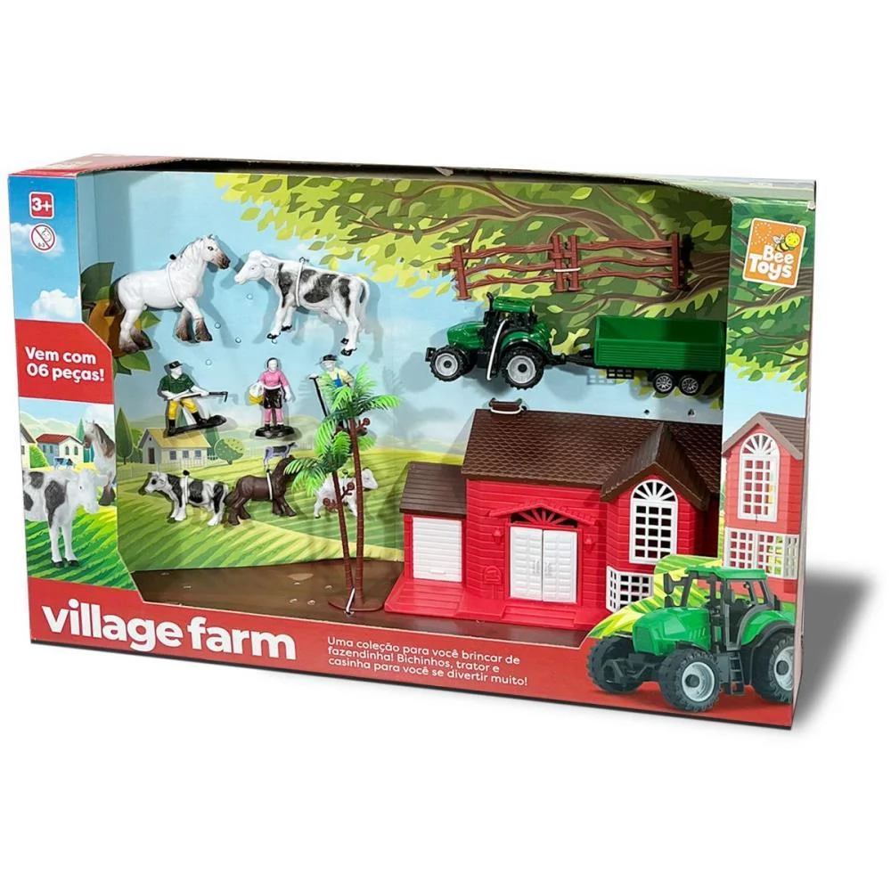 Cenario Tematico (Playset) Village Farm Bee Toys - imagem 2