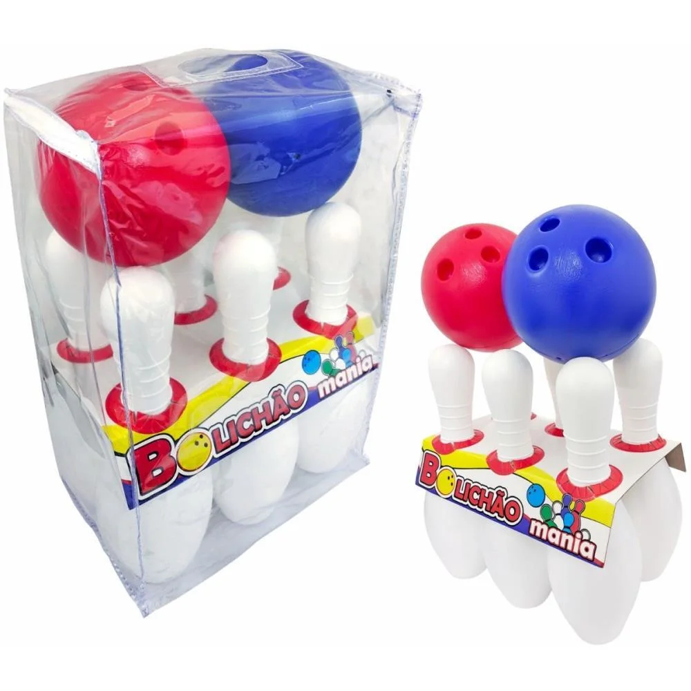 Boliche Mega Boliche Mania 53Cm 8Pcs Leplastic - imagem 4