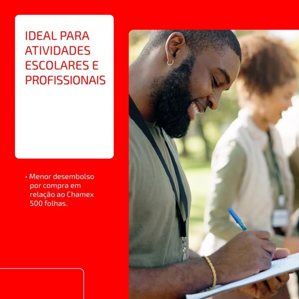 Papel Sulfite A4 Chamex 75G 08 Pctx300 Fls Chamex (Caixa) - imagem 6