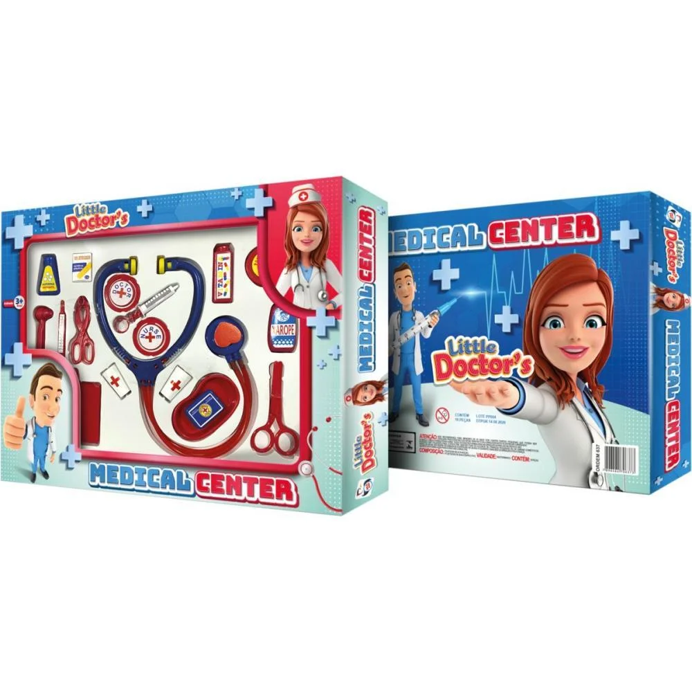 Brincando De Profissoes Kit Medical Center Pica Pau - imagem 4
