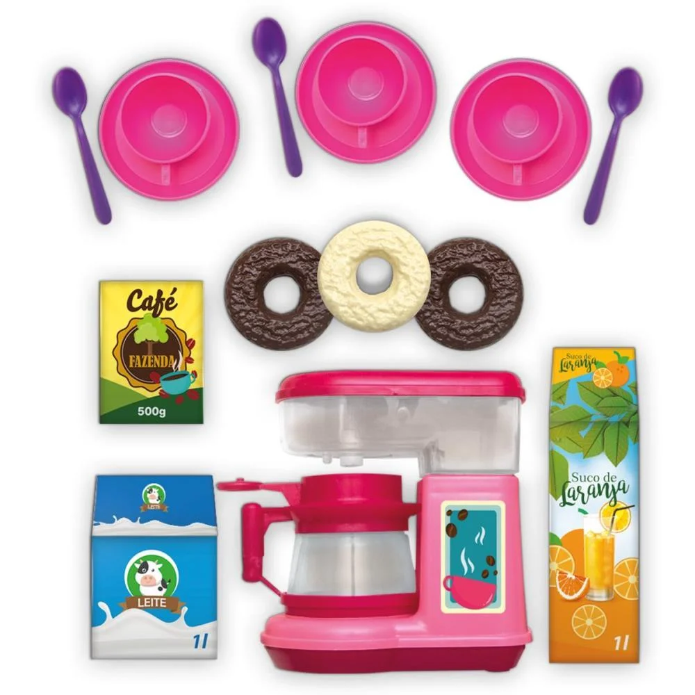 Brincando De Casinha Cafeteira Coffe Shop Pica Pau - imagem 2