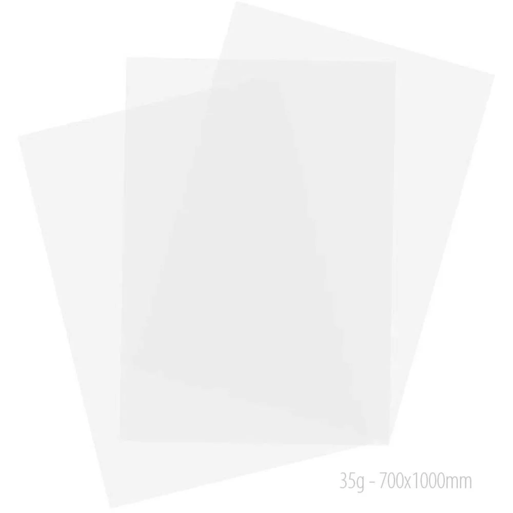 Papel Manteiga 35G. 700X1000Mm. Usa Folien C/ 100 Unidades - imagem 2