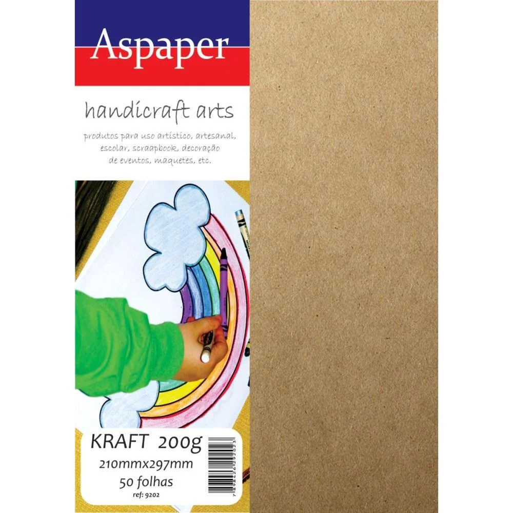Papel Kraft Folha 210X297Mm A4 200G. Usa Folien (Pct.c/50) - imagem 2