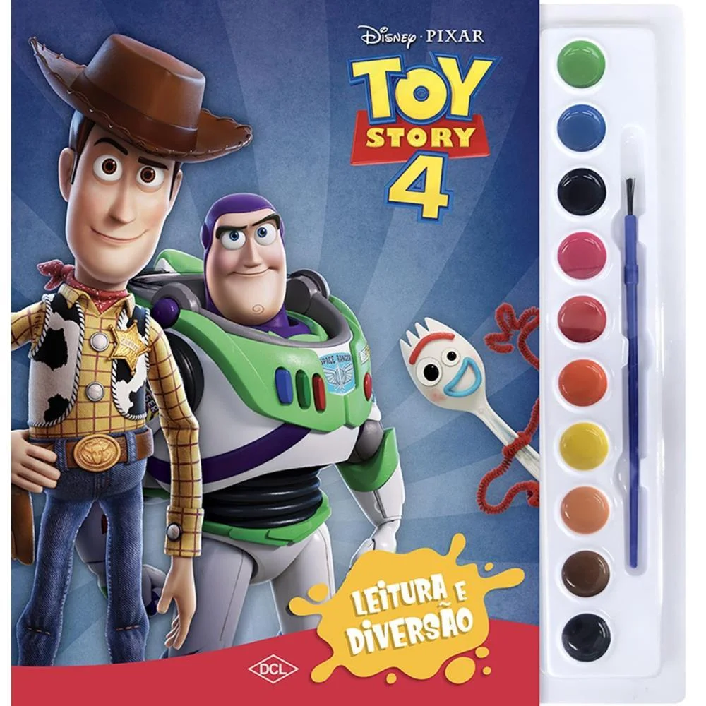 Livro Aquarela Toy Story 29X28,5Cm 16Pgs Dcl - imagem 2