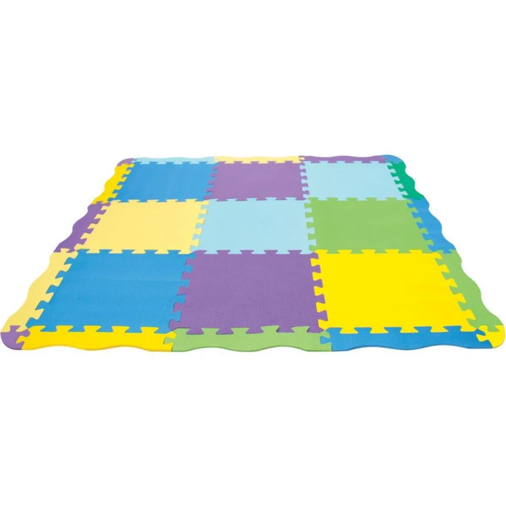 Tatame Color 32X32Cm 8Mm 9 Pecas Evamax (Pacote) - imagem 3