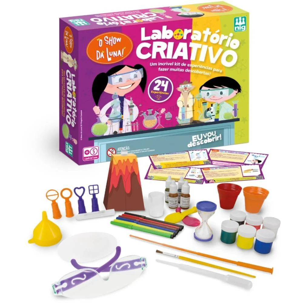 Jogo Diverso Laboratorio Criativo Da Luna Nig Brinquedos - imagem 3