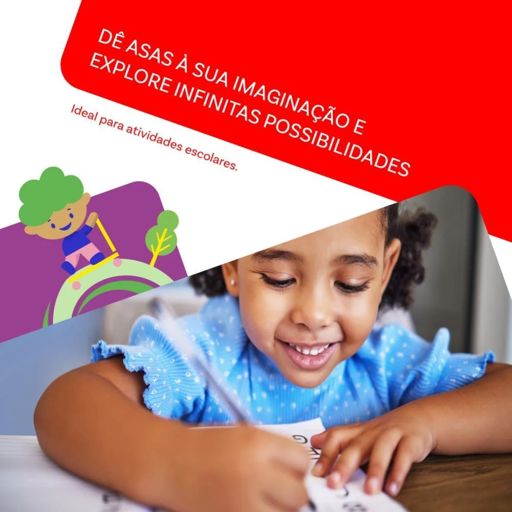 Papel Sulfite A4 Colorido Chamequinho 75G 4 Cores Chamex C/ 100 Unidades - imagem 4