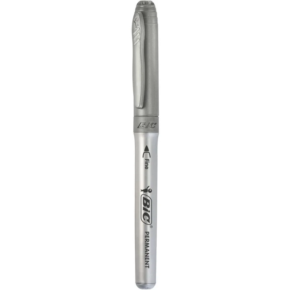 Pincel Marcador Permanente Marking 1.1Mm Prata/Ouro Bic (Bl.c/02) - imagem 3