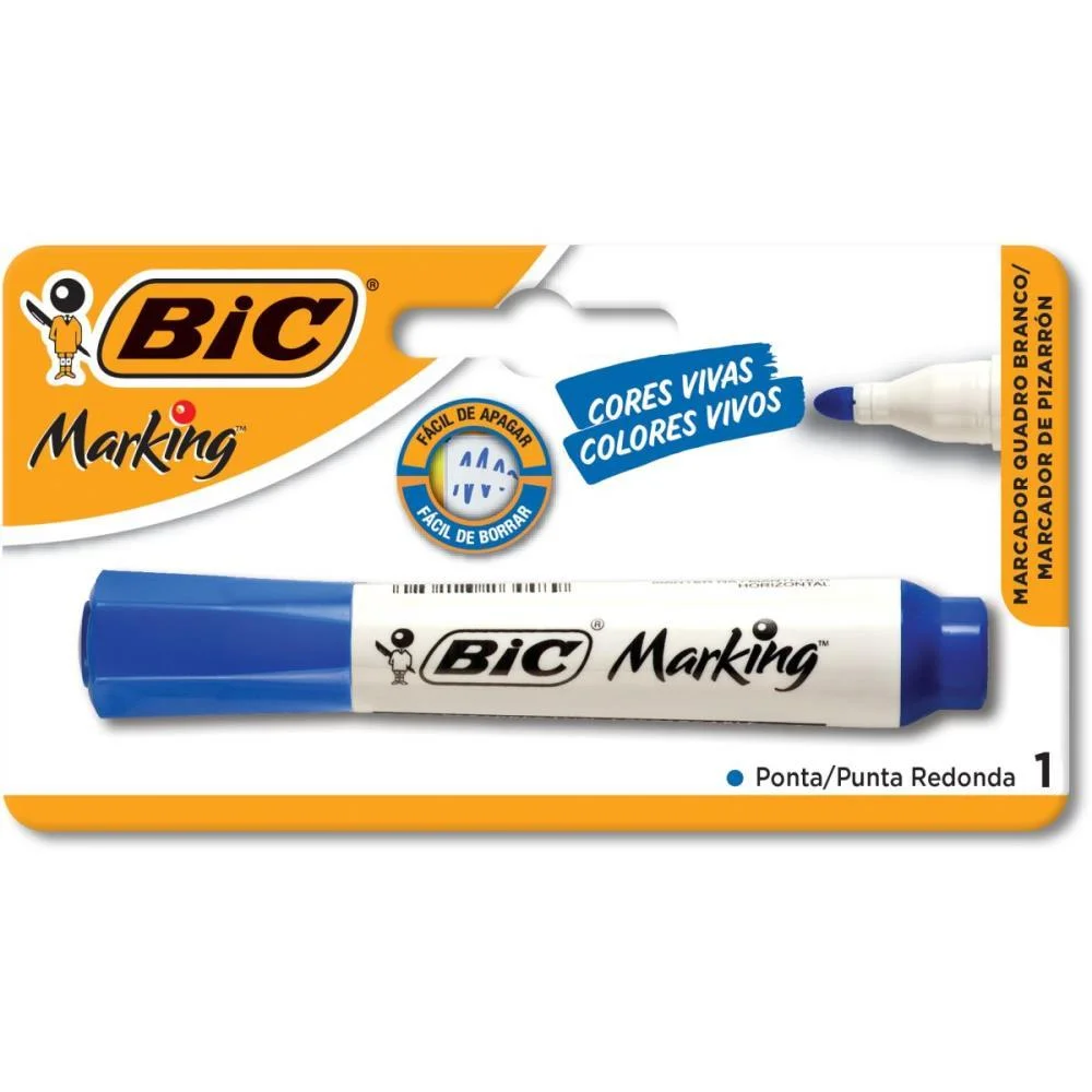 Pincel Quadro Branco Marking Recarregavel Azul Bic (Bl.c/01) - imagem 2
