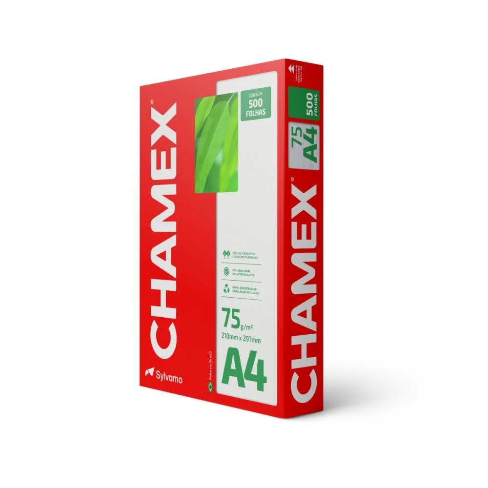 Papel Sulfite A4 Chamex 75G 05 Pctx500 Fls Chamex (Caixa) - imagem 4