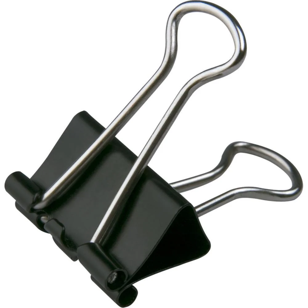 Prendedor De Papel Bazze Binder 32Mm Preto Summit (Pote-24) - imagem 3