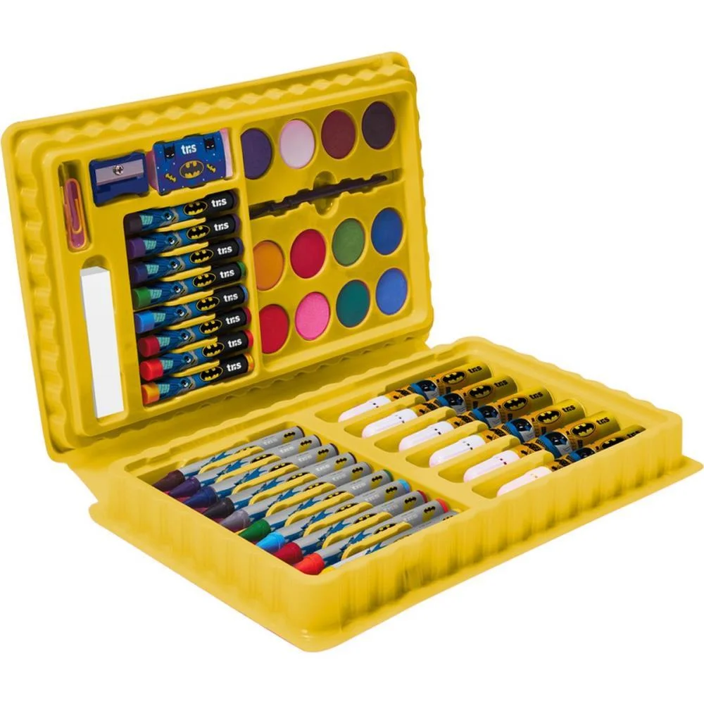 Maleta Para Pintura Batman 42 Pcs Summit - imagem 3