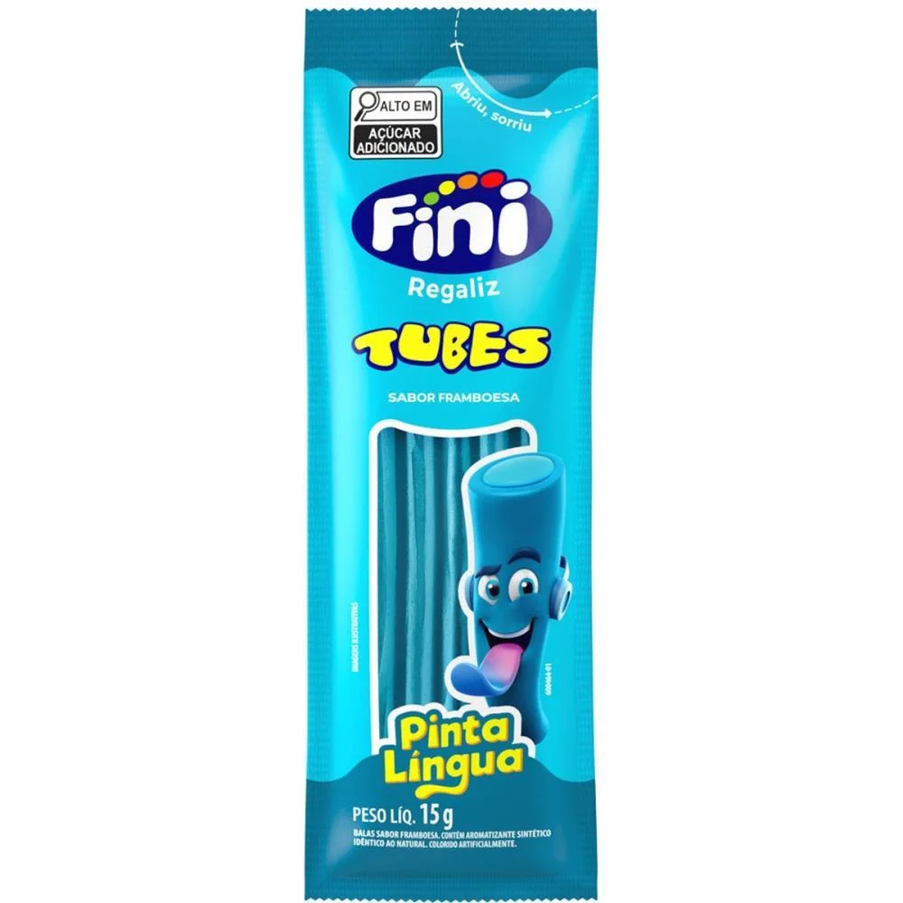 Doce Tubes Pinta Lingua 15G. Fini C/ 12 Unidades - imagem 4