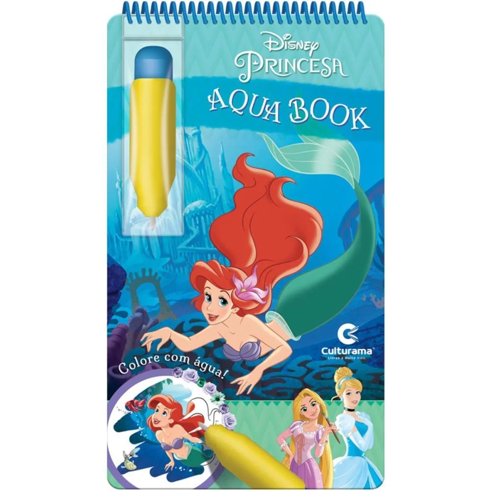 Livro Aquabook Princesas 24,5X14Cm 10Pgs Culturama - imagem 3