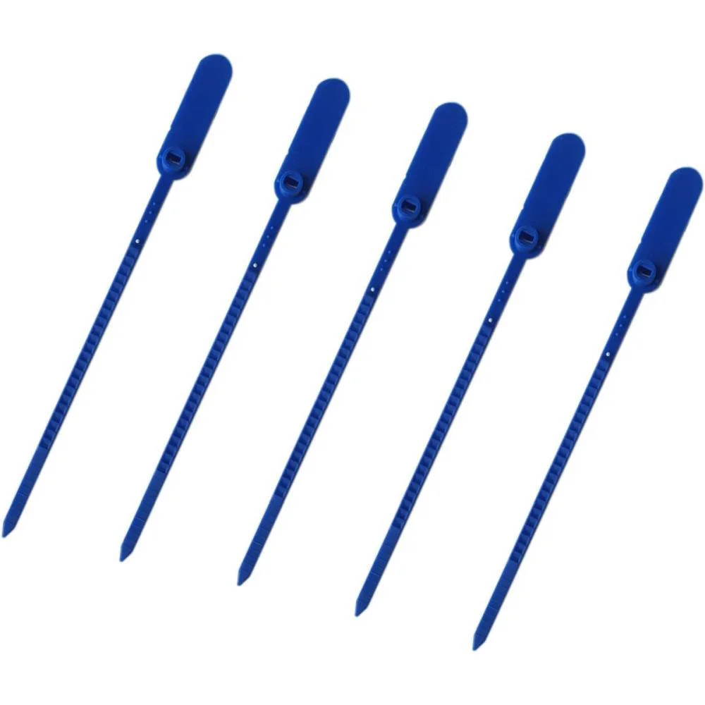 Lacre Para Malote Azul Espinha De Peixe 23Cm. Tykheplas C/ 100 Unidades - imagem 2