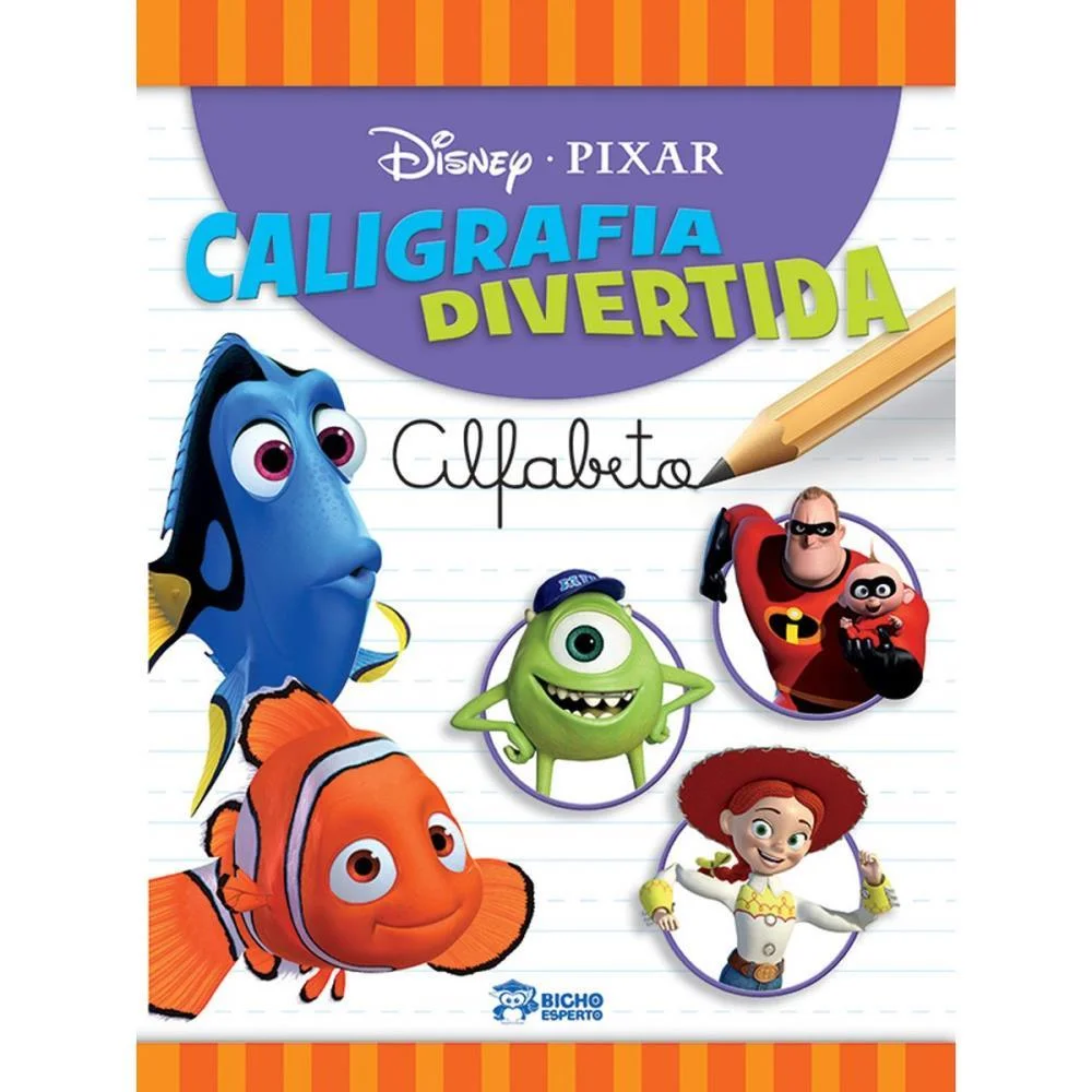 Livro Caligrafia Disney Caligrafia Divertida 4 Bicho Esperto (Pct.c/04) - imagem 6