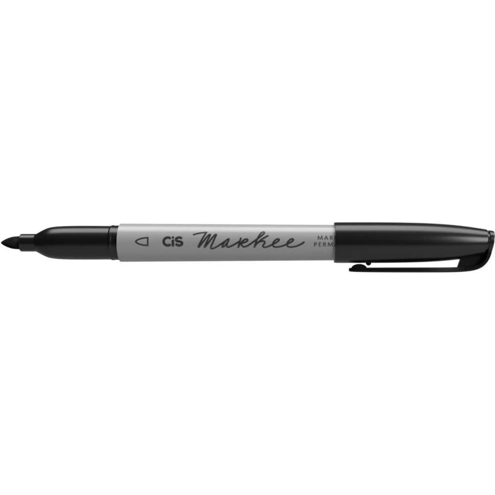 Pincel Marcador Permanente Cis Markee Fino Preto Sertic (Cx.c/12) - imagem 4