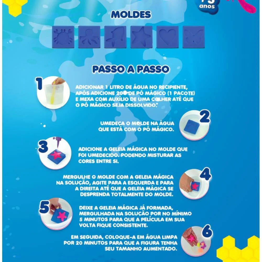 Slime Geleia Magica 4 Cores Sortidas Acrilex - imagem 4
