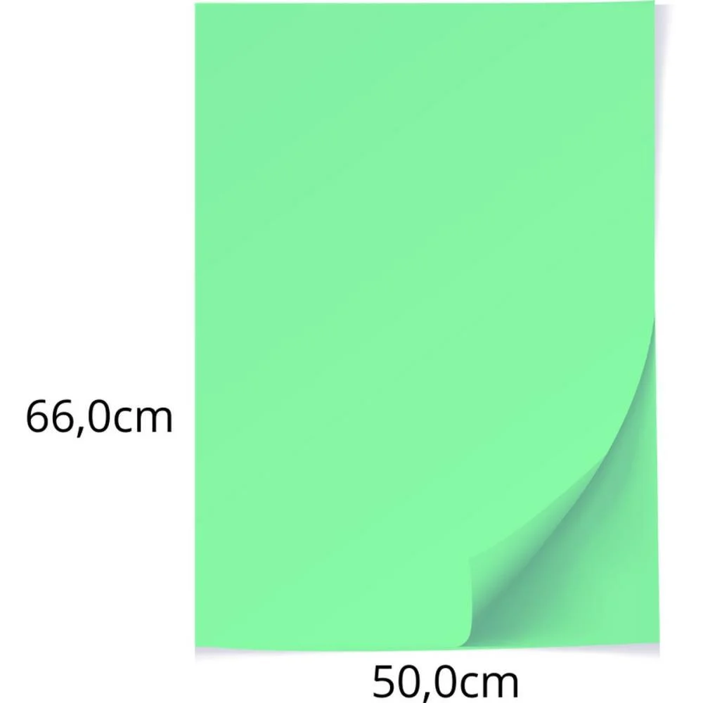 Papel Cartolina Verde Escolar 50X66 140G. Scrity C/ 100 Unidades - imagem 3