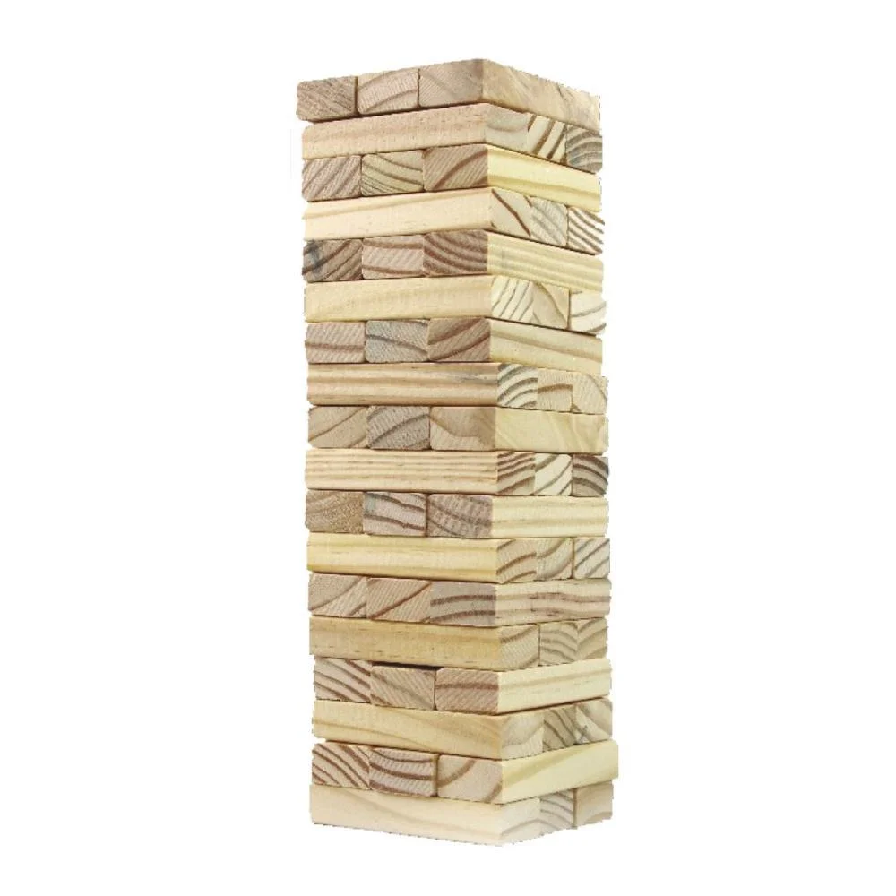 Jogo Diverso Torre Maluca 54 Blocos Madeira Magic Kids - imagem 3