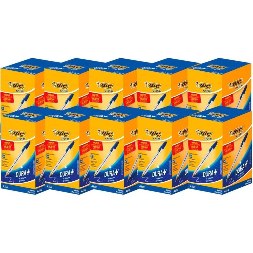 Kit Promocional Cristal Azul C/50 L10P9 Bic (Kit.c/10) - imagem 2