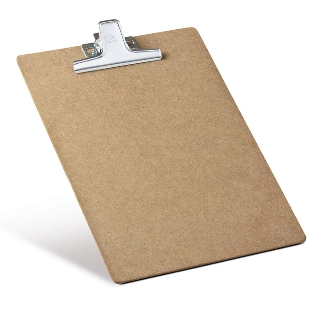 Prancheta Duratex Oficio Mdf C/Prendedor Metal Acrimet (Cx.c/06) - imagem 2