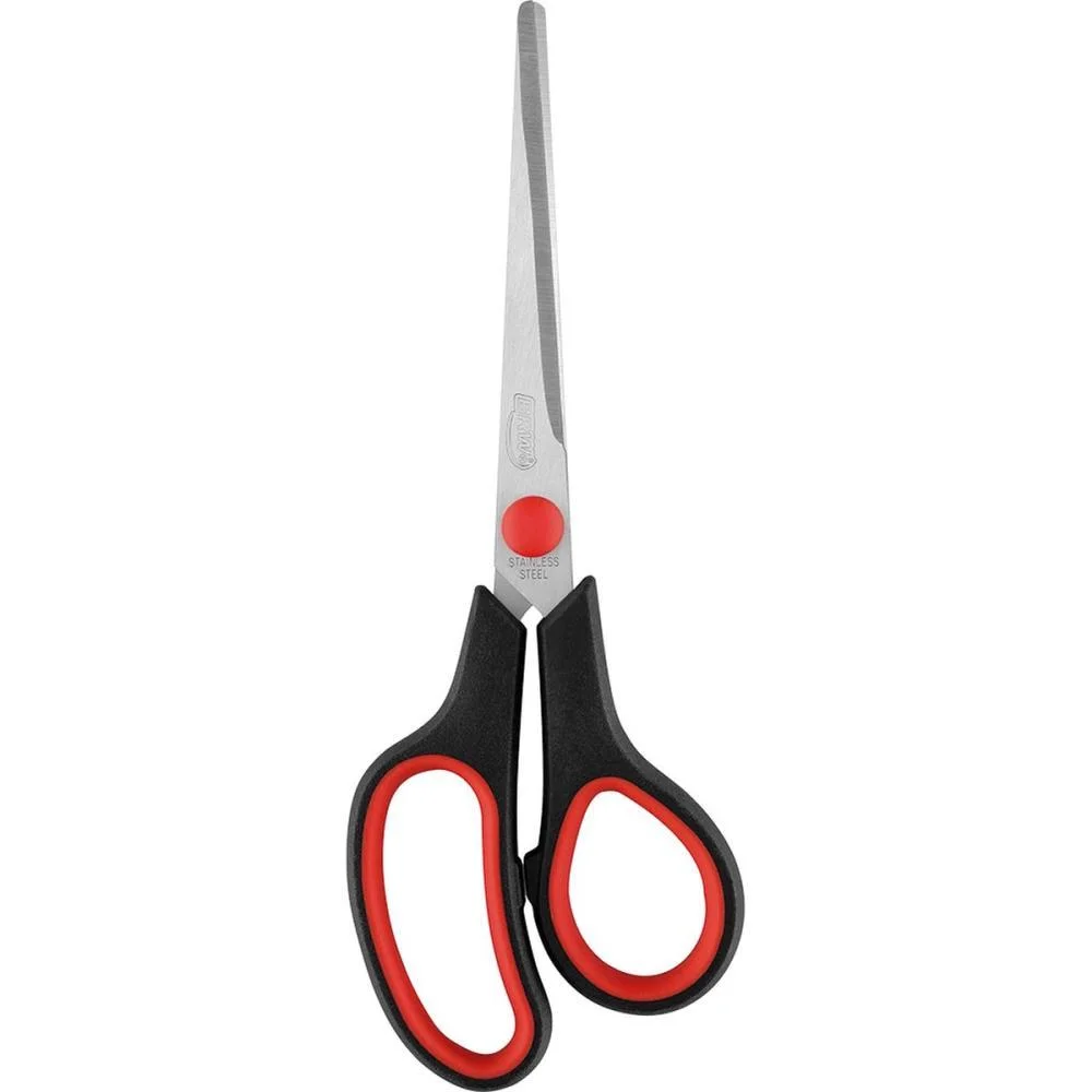 Tesoura Ergonomica Cabo Preto 17Cm Brw (Blister) - imagem 4