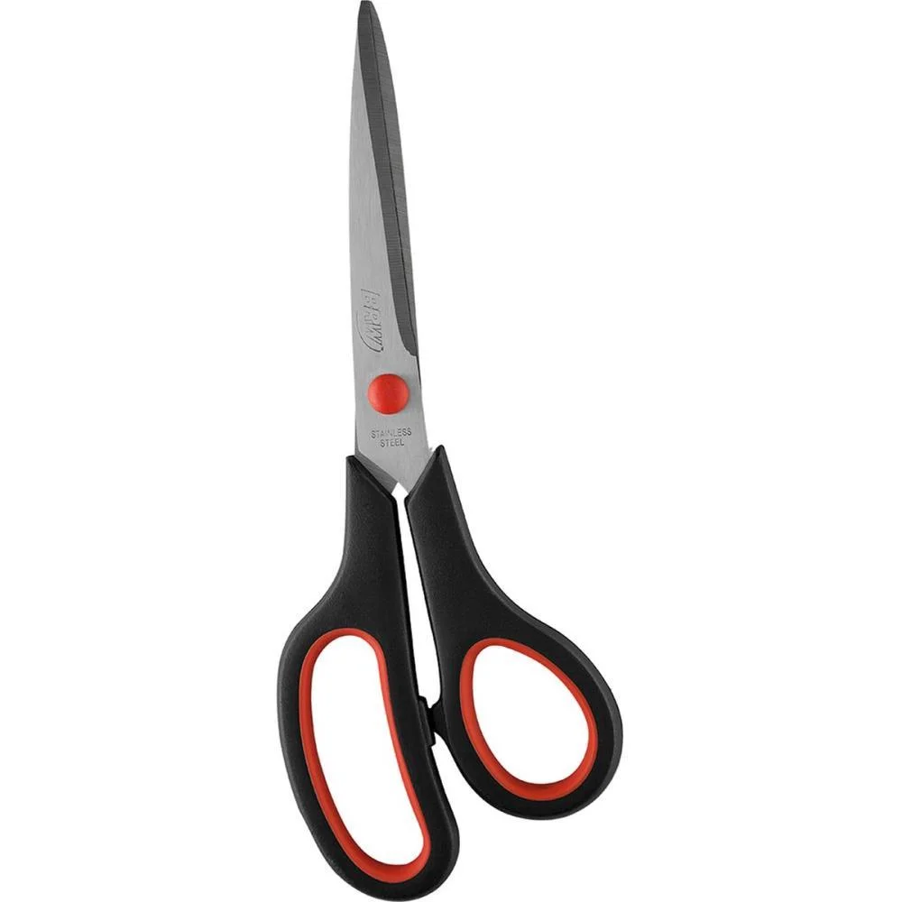 Tesoura Ergonomica Cabo Preto 21Cm Brw (Blister) - imagem 4
