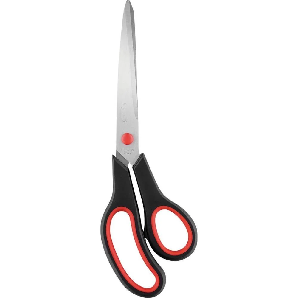 Tesoura Ergonomica Cabo Preto 24,5Cm Brw (Blister) - imagem 4