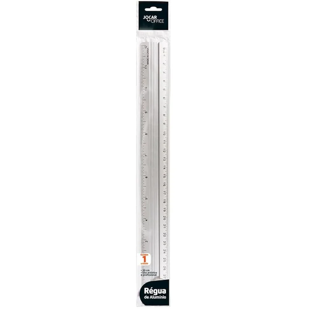 Regua De Aluminio Jocar Office 30Cm Leonora - imagem 4