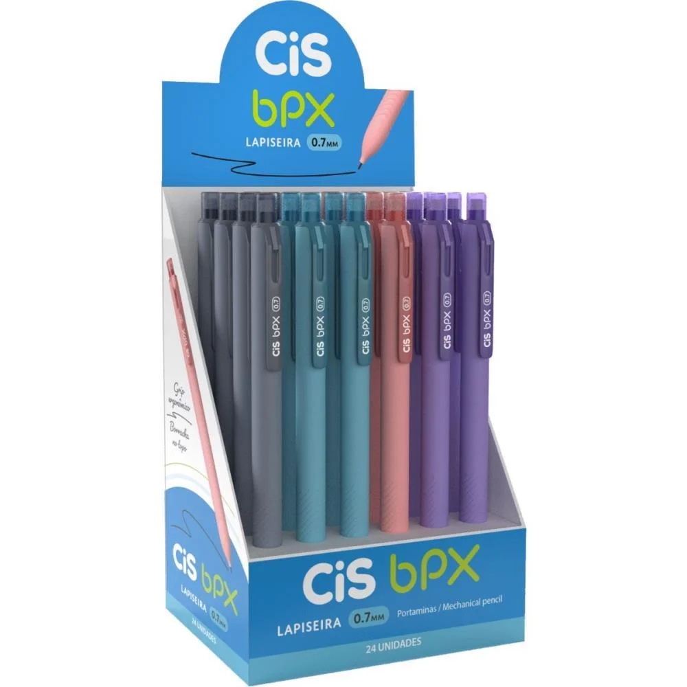 Lapiseira 0.7Mm Cis Bpx Grip 4 Cores Sertic C/ 24 Unidades - imagem 3