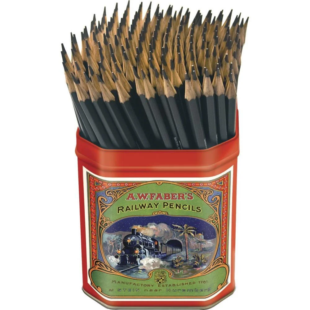 Lapis Preto Sextavado Ecolapis 1205 Max N.2 Pto Lata Faber-Castell (Dp.c/160) - imagem 2