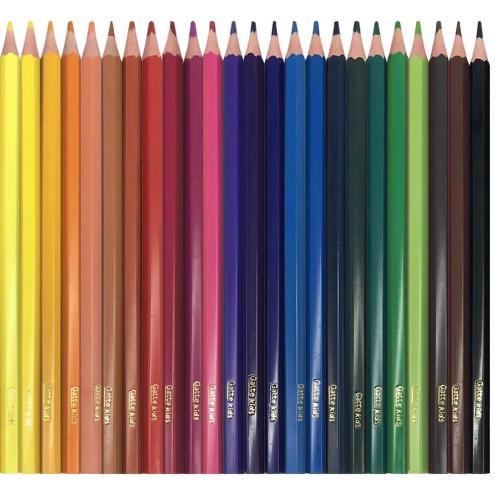 Lapis De Cor Sextavado 24 Cores Make+ (Pct.c/06) - imagem 4