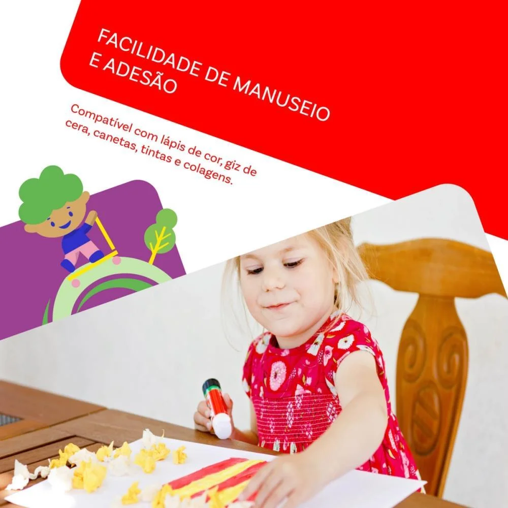 Papel Cartolina Branca Escolar 50X66Cm.180G. Chamex C/ 100 Unidades - imagem 6