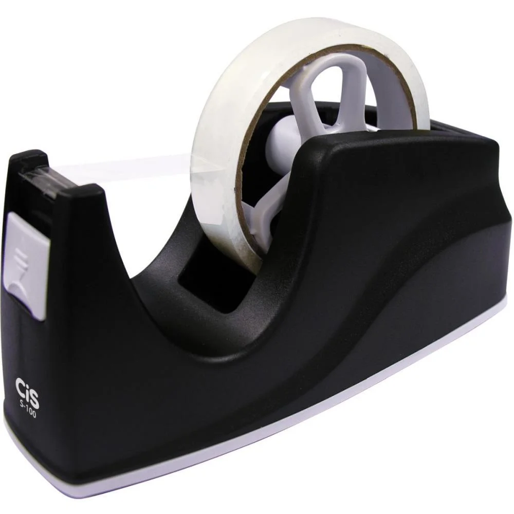 Suporte Para Fita Adesiva Cis S-100 Grande Preto Sertic - imagem 2