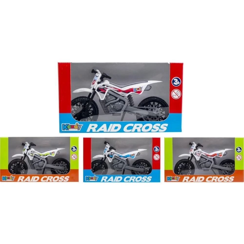 Moto Raid Cross 21,2X6,5X12,3Cm (S) Kendy Brinquedos - imagem 3