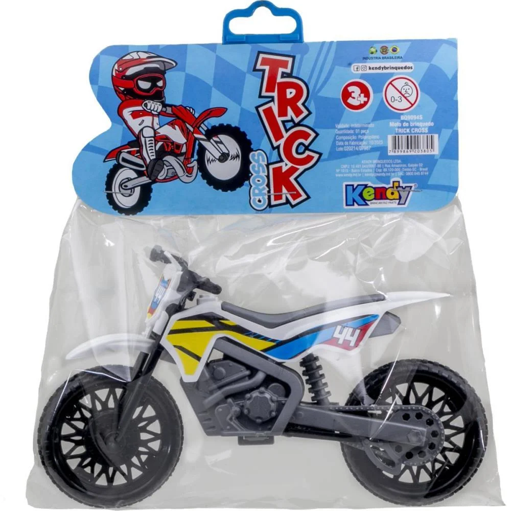 Moto Trick Cross 18X7X10,5Cm Kendy Brinquedos - imagem 4